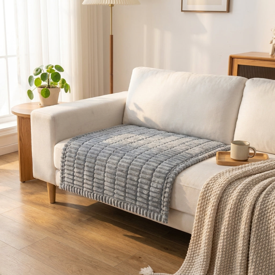 Quilted Flannel Sofa Pad for Cozy Protection