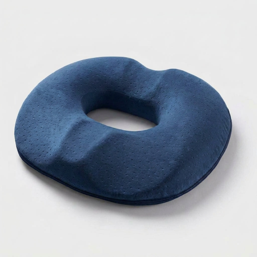 Contoured Memory Foam Seat Cushion with Washable Cover