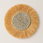 Moroccan Straw Wall Art for Natural Warmth