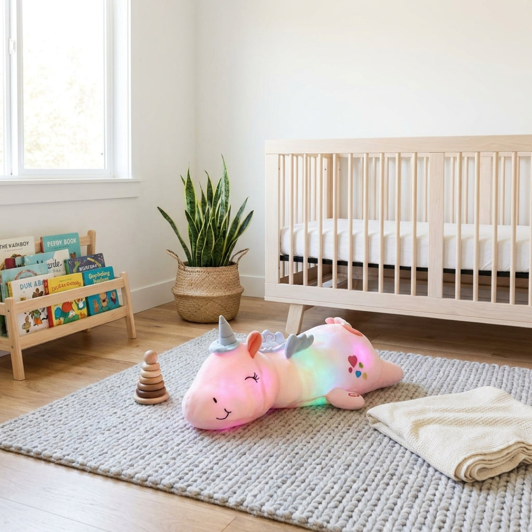 Plush Unicorn Nightlight for Soothing Bedtimes