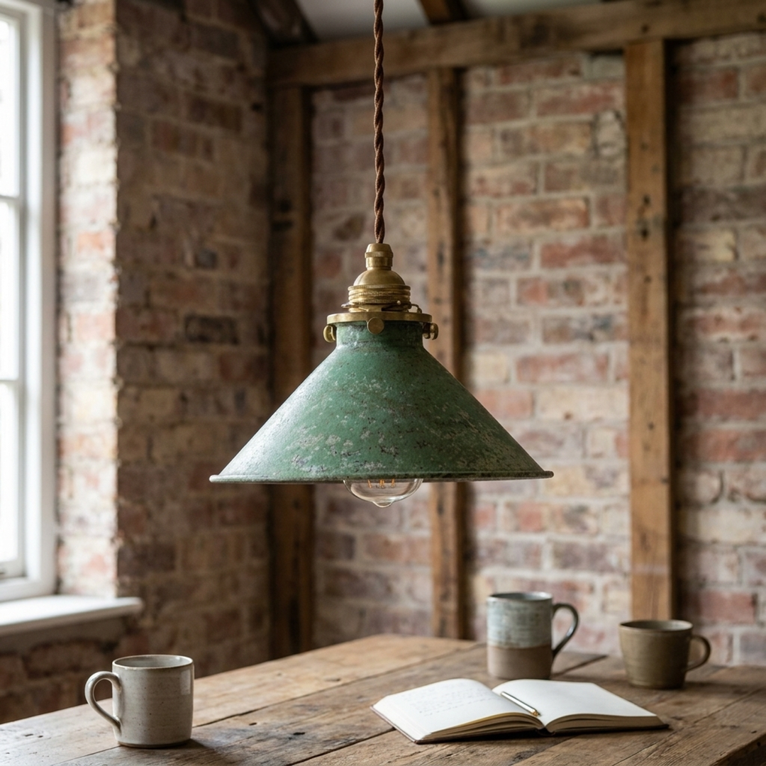 Compact Cone Pendant Light for Focused Glow