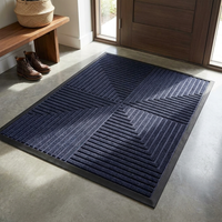 Striped Doormat That Traps Dirt Securely