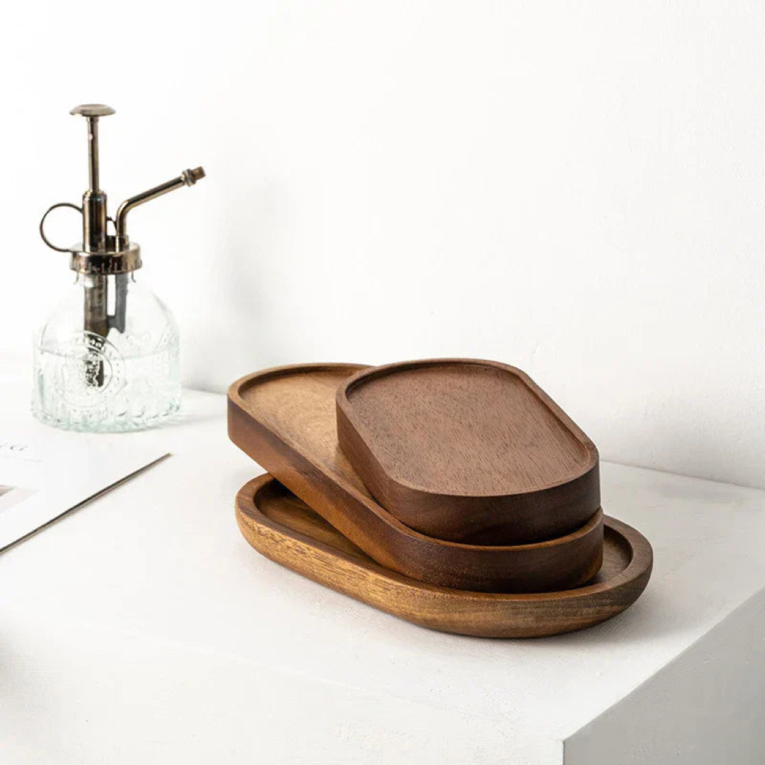 Artisan Wood Serving Tray for Effortless Styling