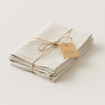 Flax Linen Napkin Set for Everyday Dining