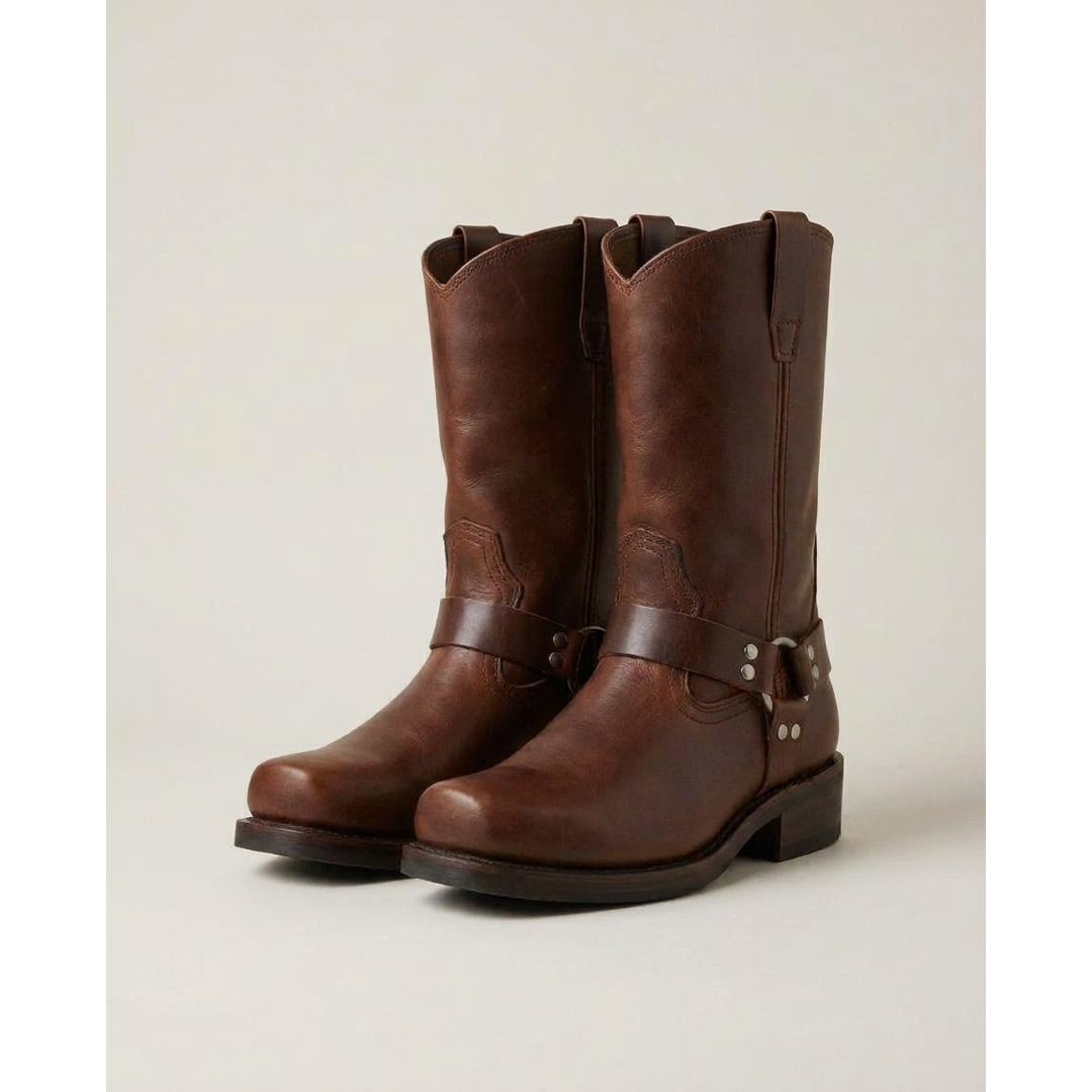 Men's Waterproof Harness Boots for Steady Traction