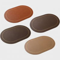 Faux Leather Placemats for Easy Table Protection