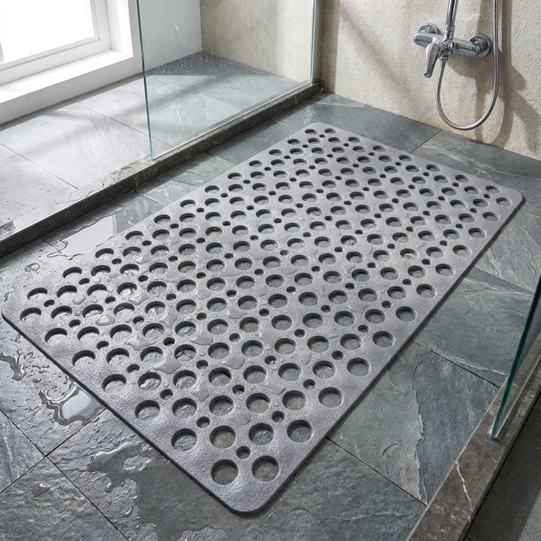 Anti-Slip Shower Mat with Secure Grip
