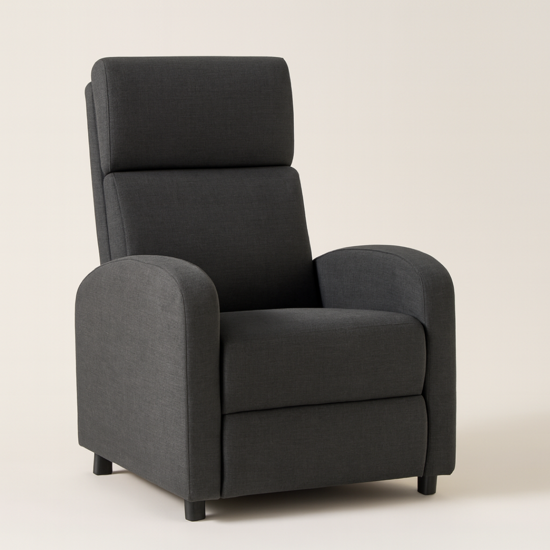 High-Back Recliner With Tuckaway Footrest