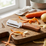 Two-in-One Wood Handle Prep Tool for Easy Peeling