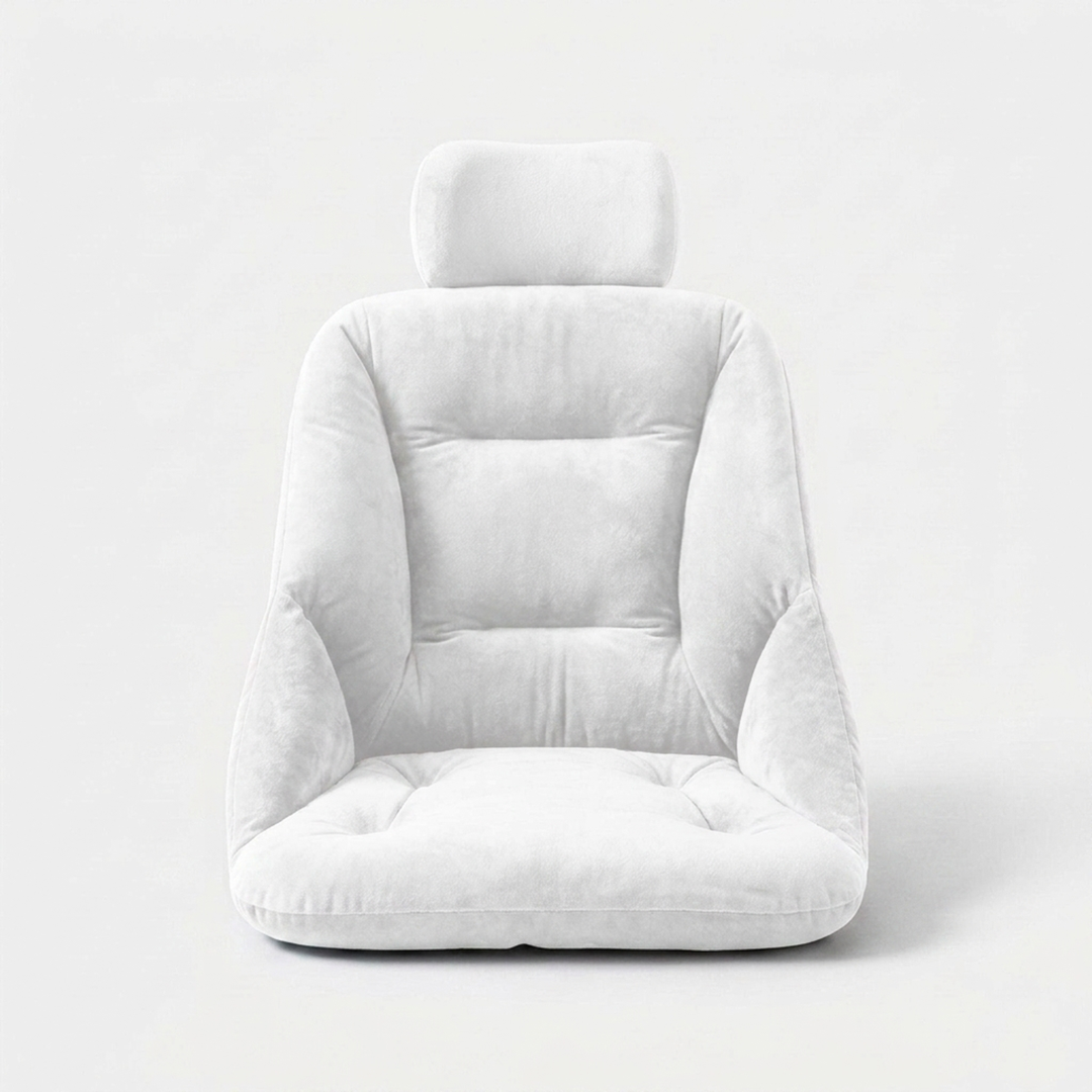 Contoured Memory Foam Seat Cushion with Velvet Cover