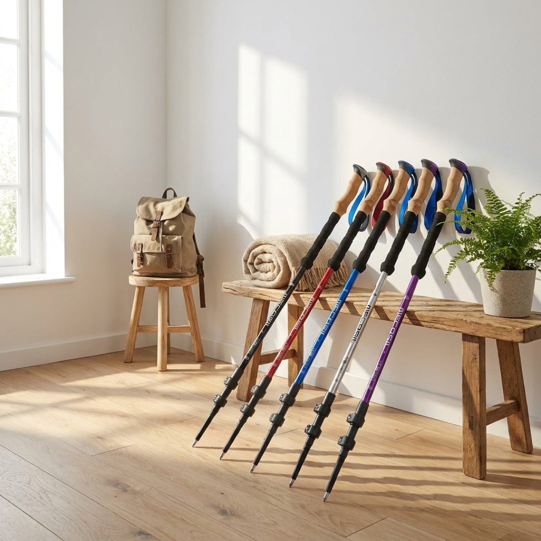 Adjustable Trekking Pole Set for Steadier Trails