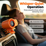LED Personal Fan for Hands-Free Travel Cooling