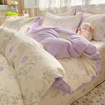 Botanical Cotton Bedding Set for Cooler Sleep