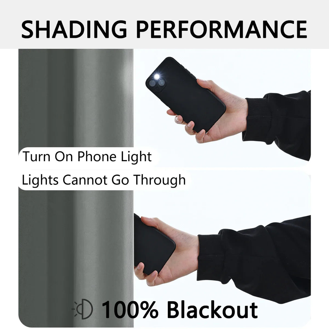 Grommet Blackout Curtains for Restful Rooms
