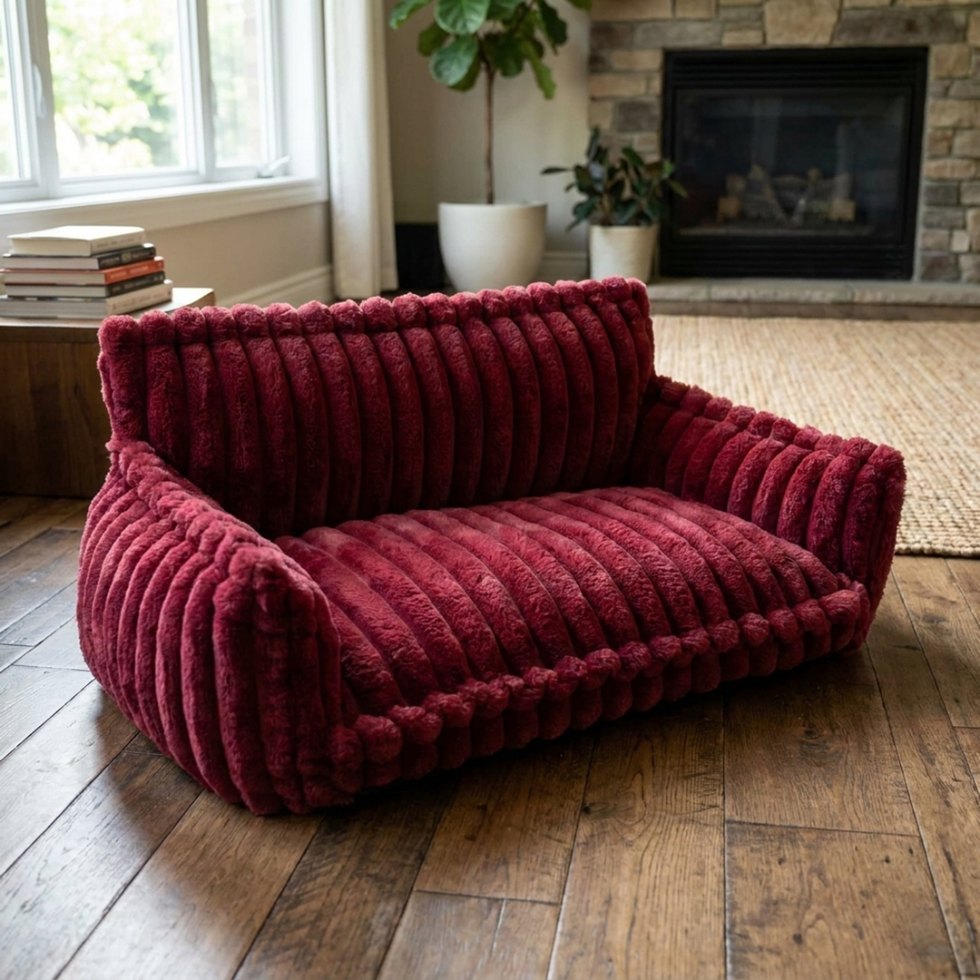 Cozy Dog Sofa Bed with Washable Cover