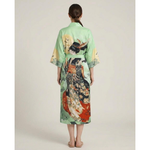 Vintage Print Kimono Cardigan for Effortless Layering