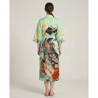 Vintage Print Kimono Cardigan for Effortless Layering