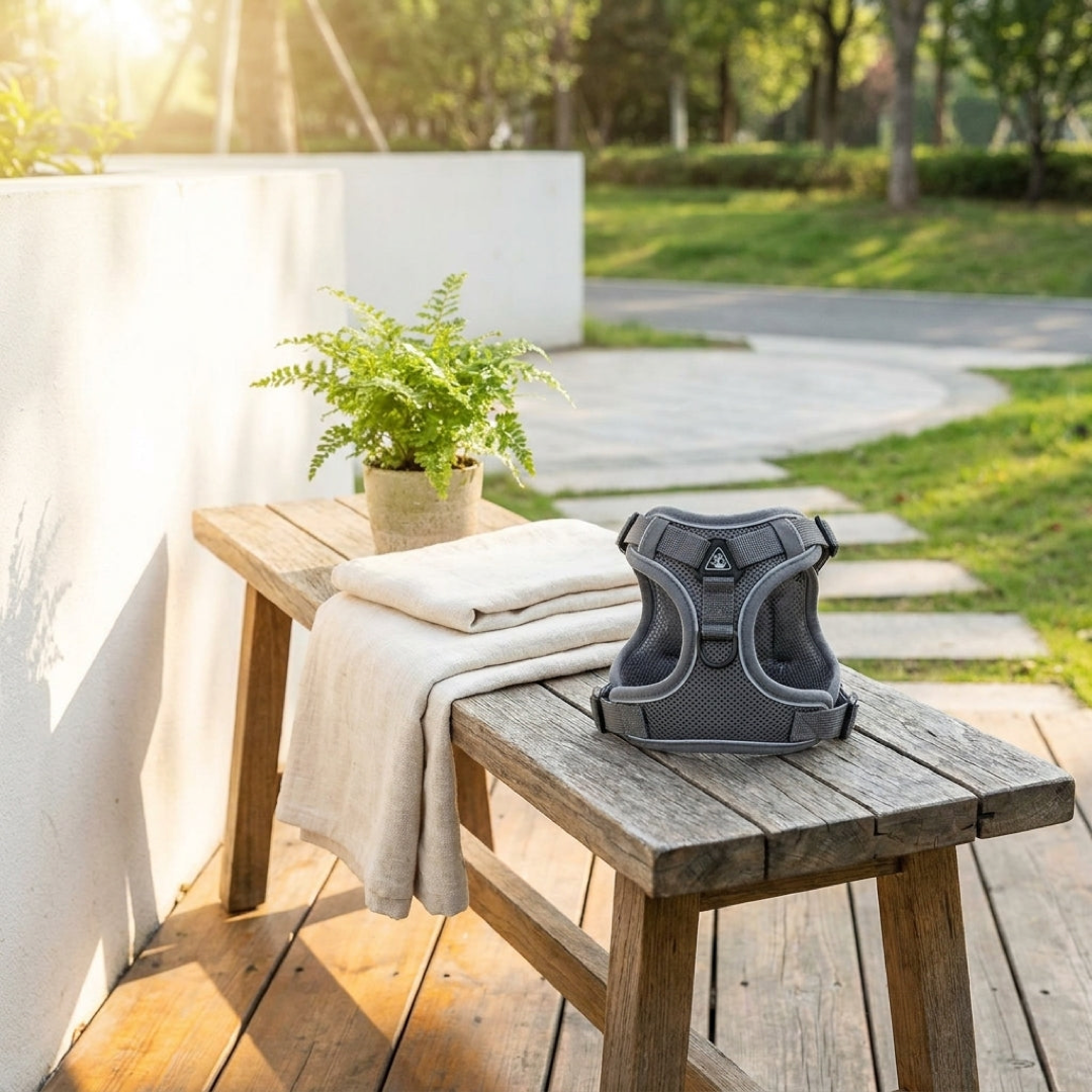 Escape-Proof Cat Harness for Safer Walks