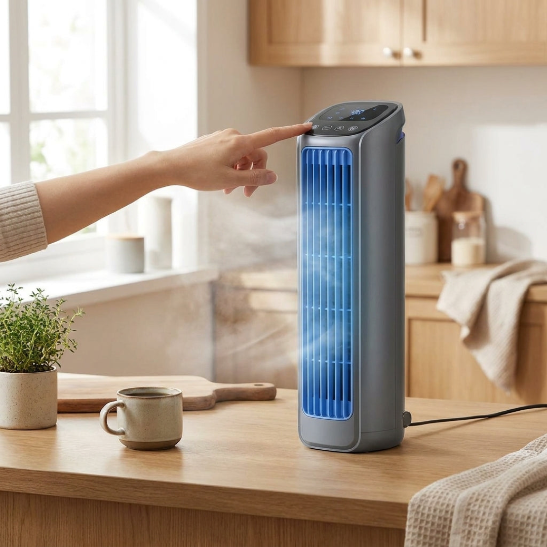 Rechargeable Portable Fan for Quiet Cooling