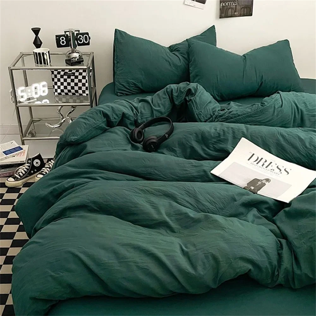 Brushed Bedding Set for Cozy Year-Round Sleep