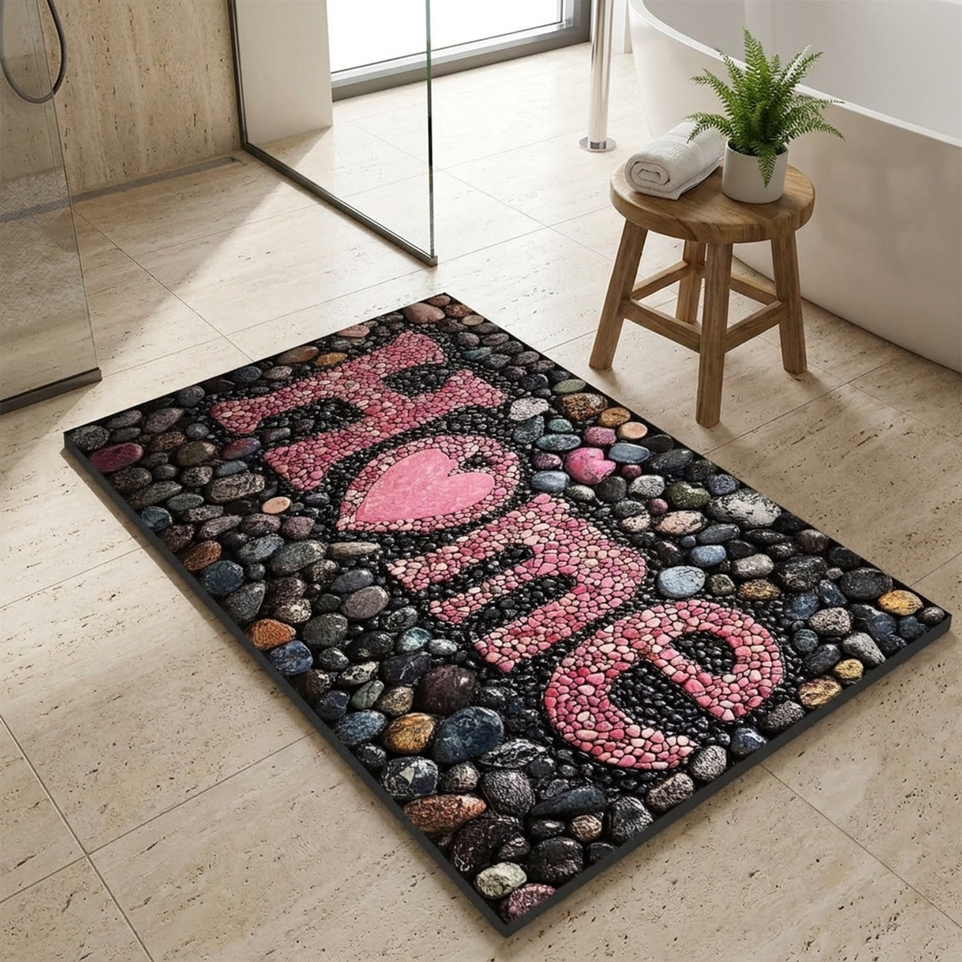 Mineral Bath Mat for Steady, Comfortable Steps