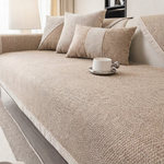 Cotton-Linen Sofa Cover That Stays Put