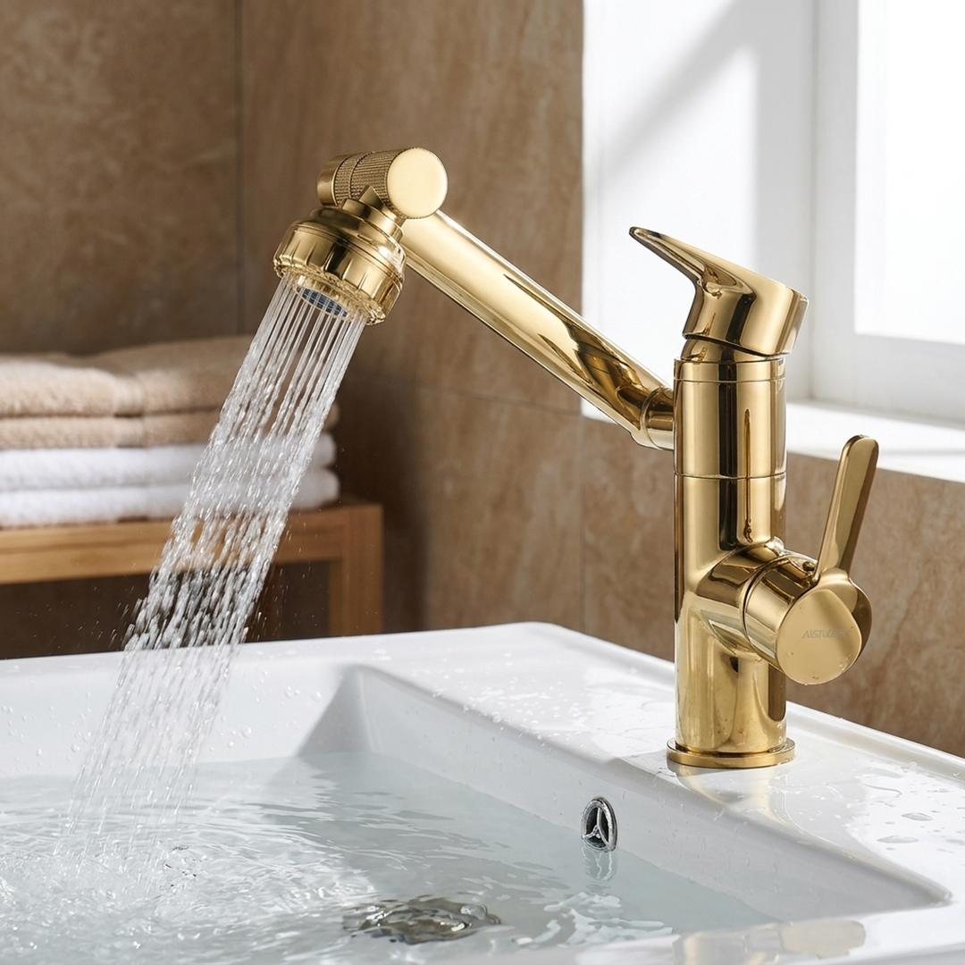 Swivel Spray Faucet for Total Sink Control