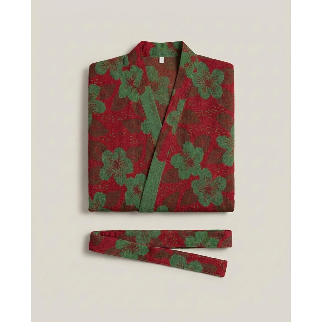 Reversible Cotton Kimono Robe for Easy Lounging