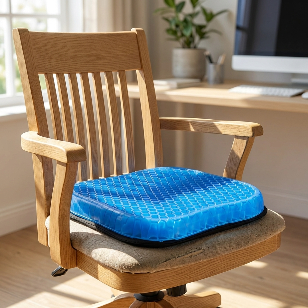 Ergonomic Gel Seat Cushion for All-Day Comfort