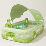 Dinosaur Splash Pool With Cooling Canopy