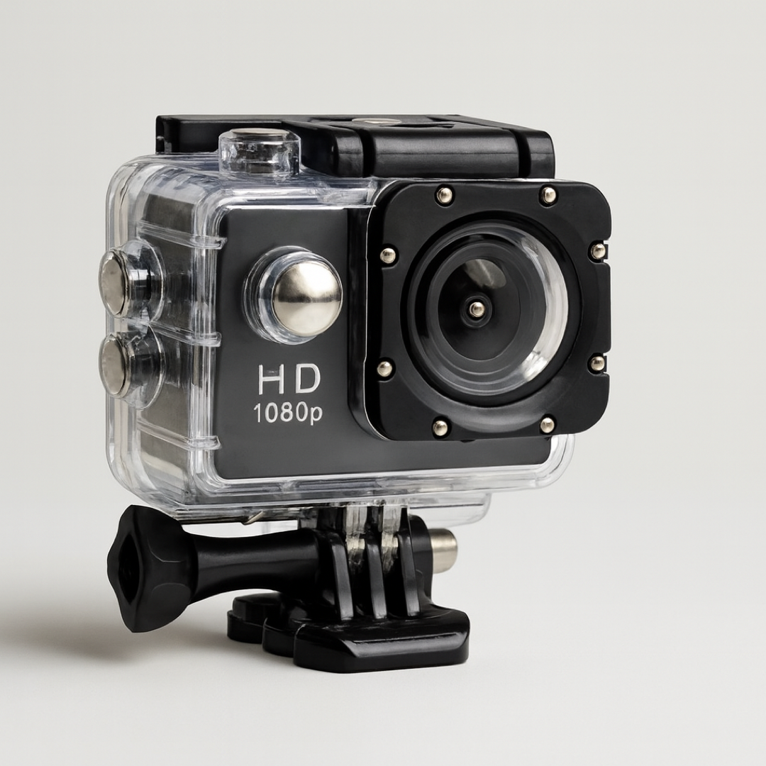 Waterproof 4K Action Camera for Hands-Free Memories