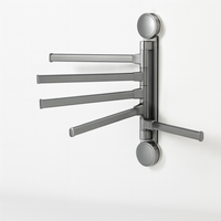 Rotating Towel Holder for Drill-Free Organization