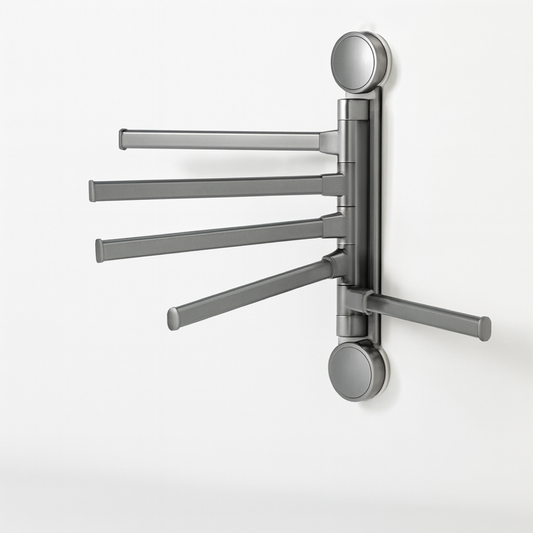 Rotating Towel Holder for Drill-Free Organization