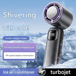 Portable Ice-Cooling Fan for Rapid Relief
