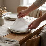 Hemstitched Cloth Napkin Set for Elegant Dining