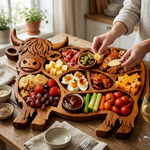 Farmhouse Cow Serving Board for Effortless Hosting