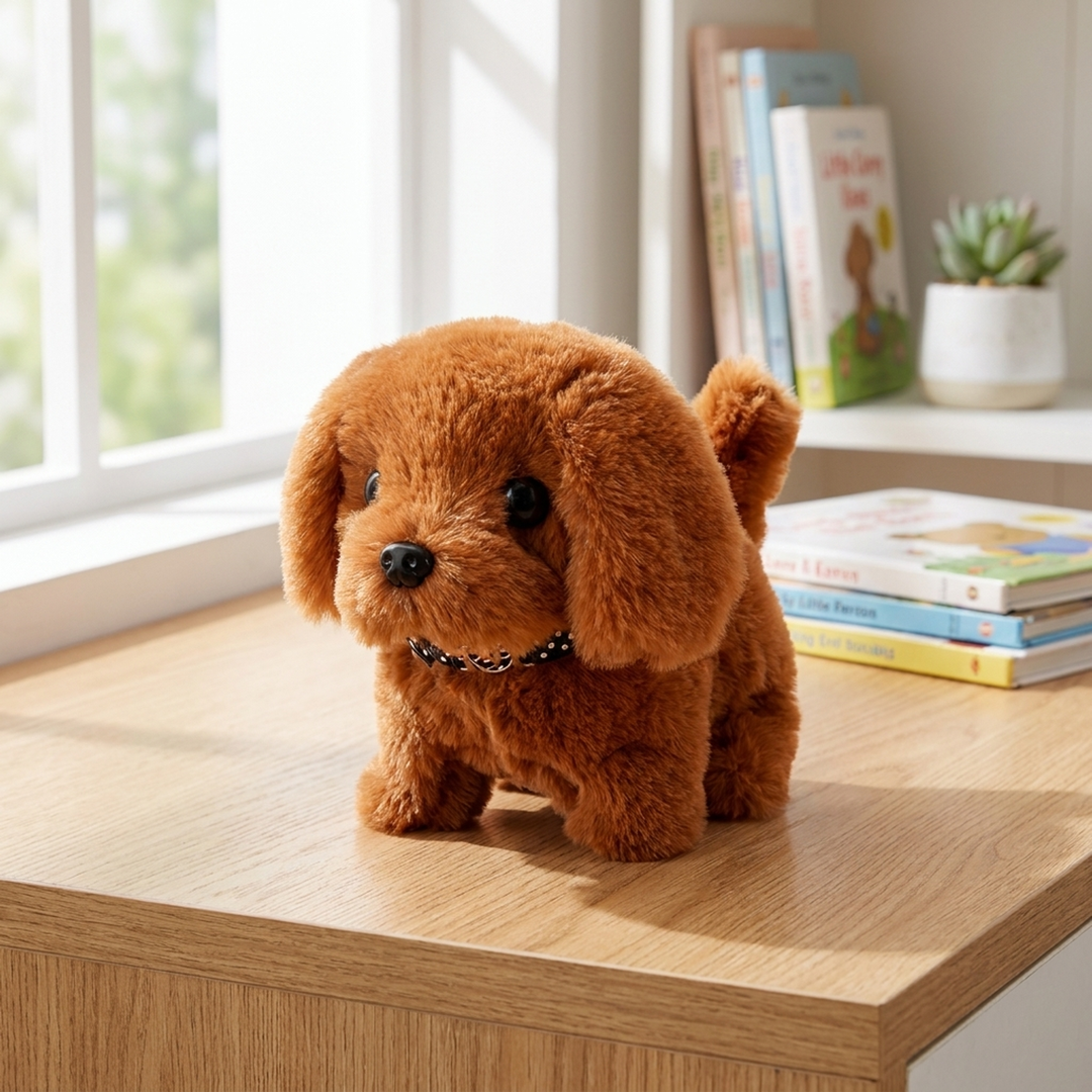 Responsive Plush Puppy for Cheerful Companionship