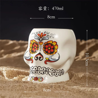Skull Tiki Mug for Colder Cocktails
