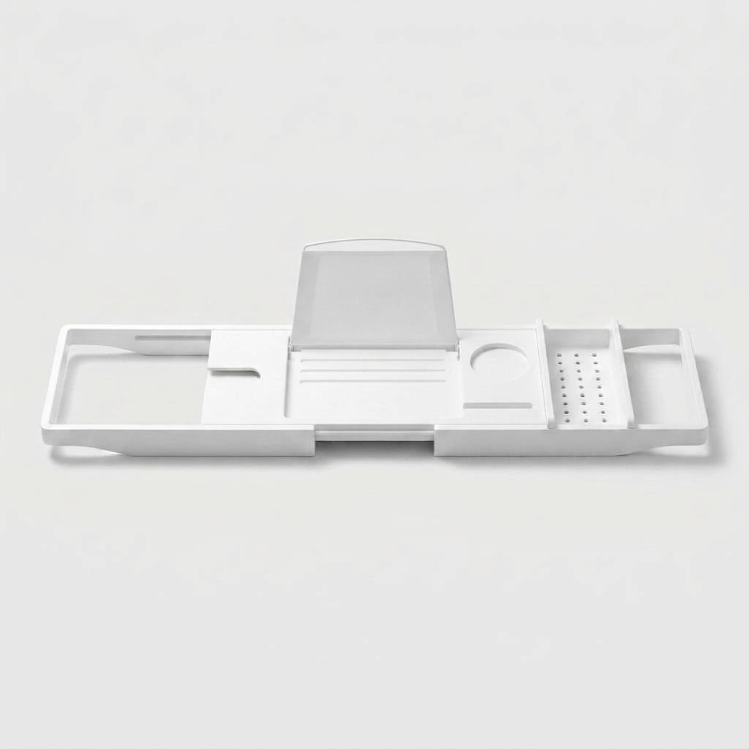 Adjustable Bath Shelf Keeps Essentials Dry