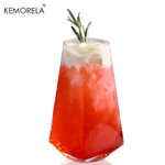 Faceted Highball Glasses for a Steady Grip