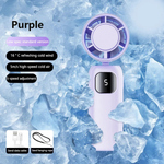 Portable Ice-Cooling Fan for Rapid Relief