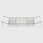 Adjustable Steel Bath Caddy Keeps Essentials Dry