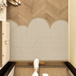 Floral Dirt-Trapping Doormat for Cleaner Floors