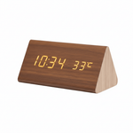 Wooden LED Clock for Hands-Free Timekeeping