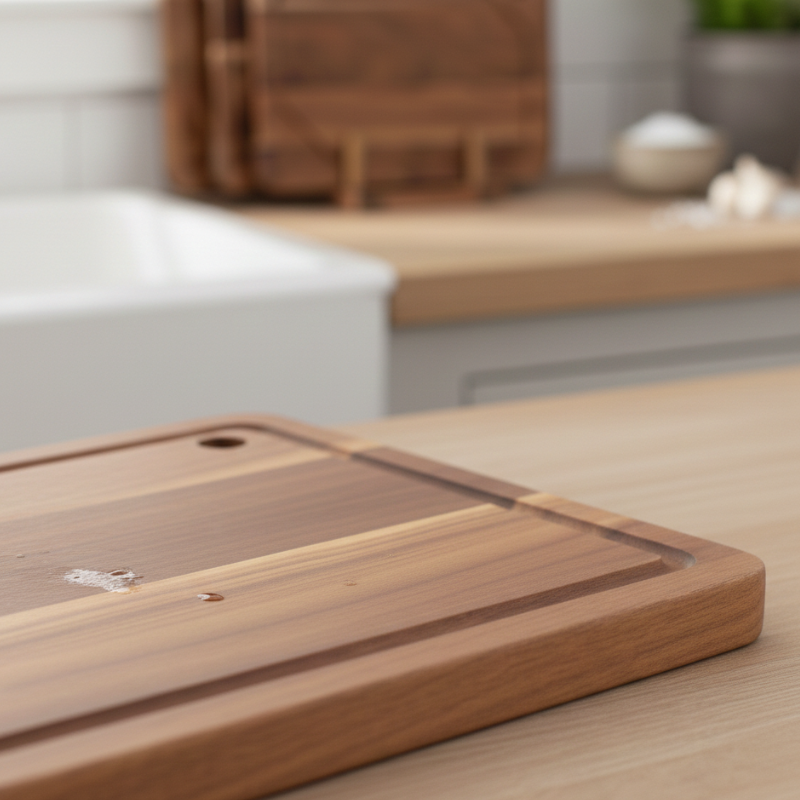 Acacia Cutting Board Set for Cleaner Prep