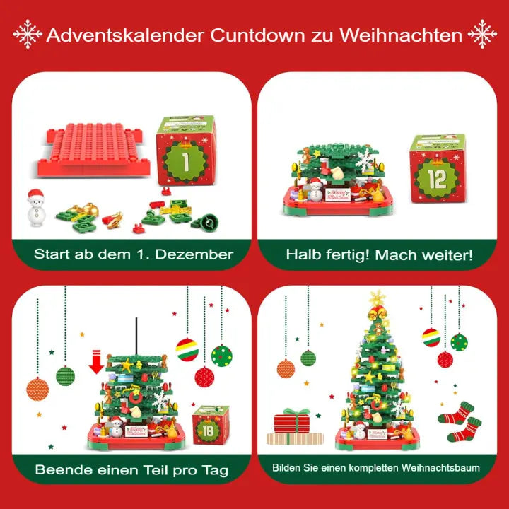 Christmas Tree Building Blocks for Festive Family Fun