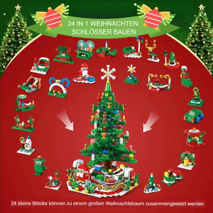 Christmas Tree Building Blocks for Festive Family Fun