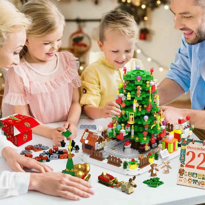 Christmas Tree Building Blocks for Festive Family Fun