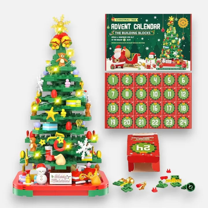 Christmas Tree Building Blocks for Festive Family Fun