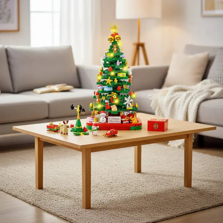 Christmas Tree Building Blocks for Festive Family Fun